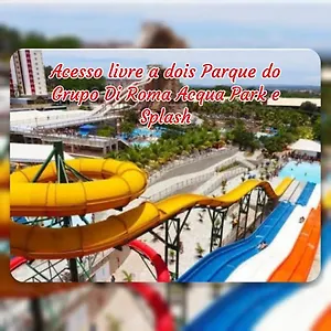 Apartamento Spazzio Di Roma Com Acesso Ao Acqua Park Splash, Caldas Novas